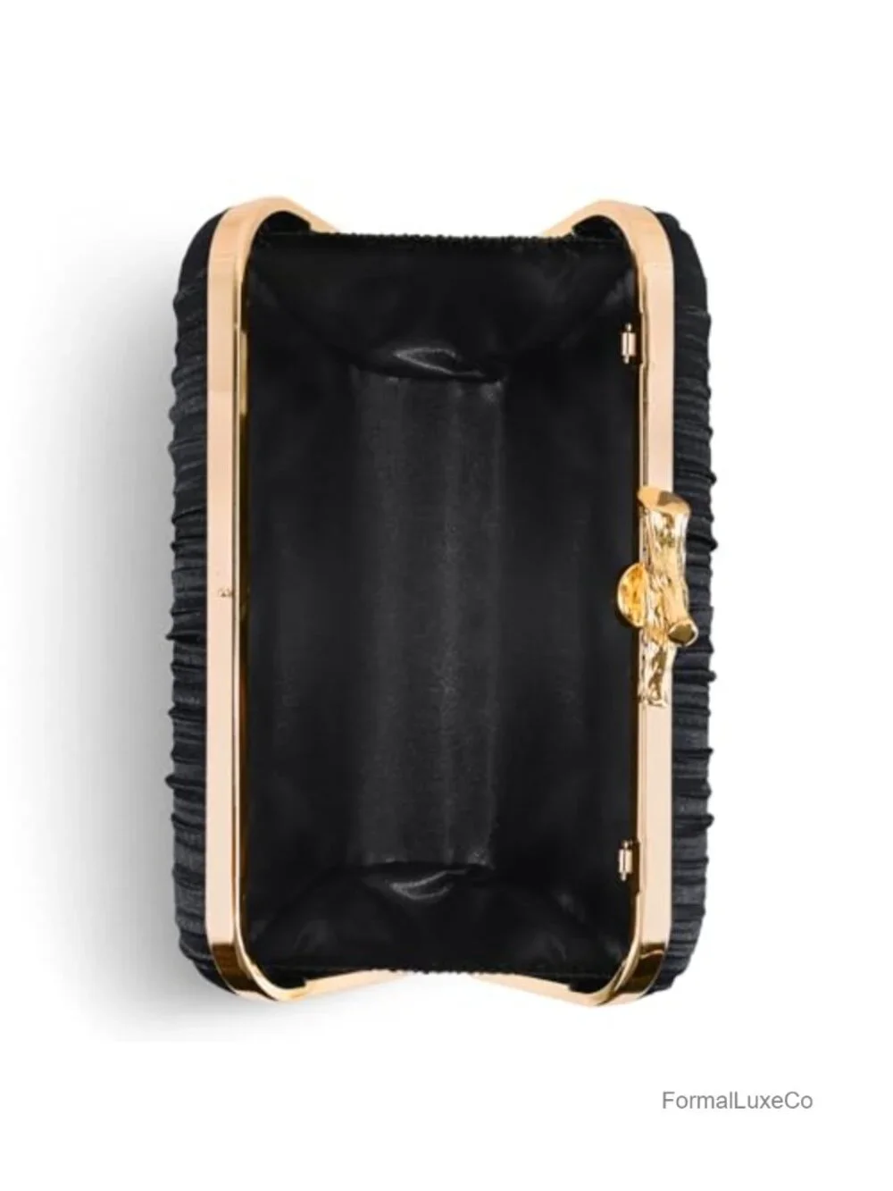 Woven Clutch Evening Bag with Chain, PU Leather, Trendy Dressy Purse